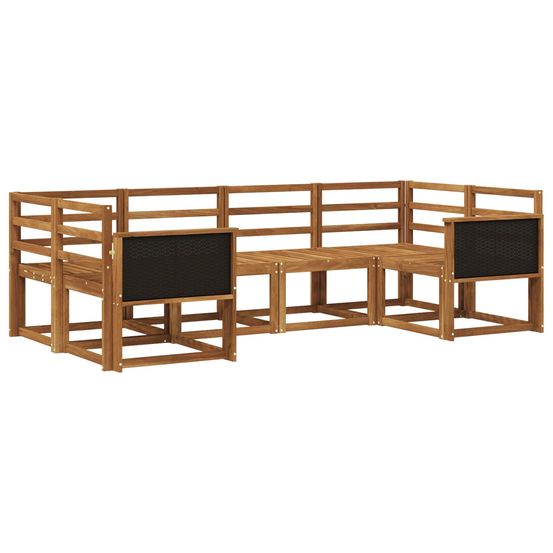 Ensemble de canapés d'extérieur 6 pc naturel