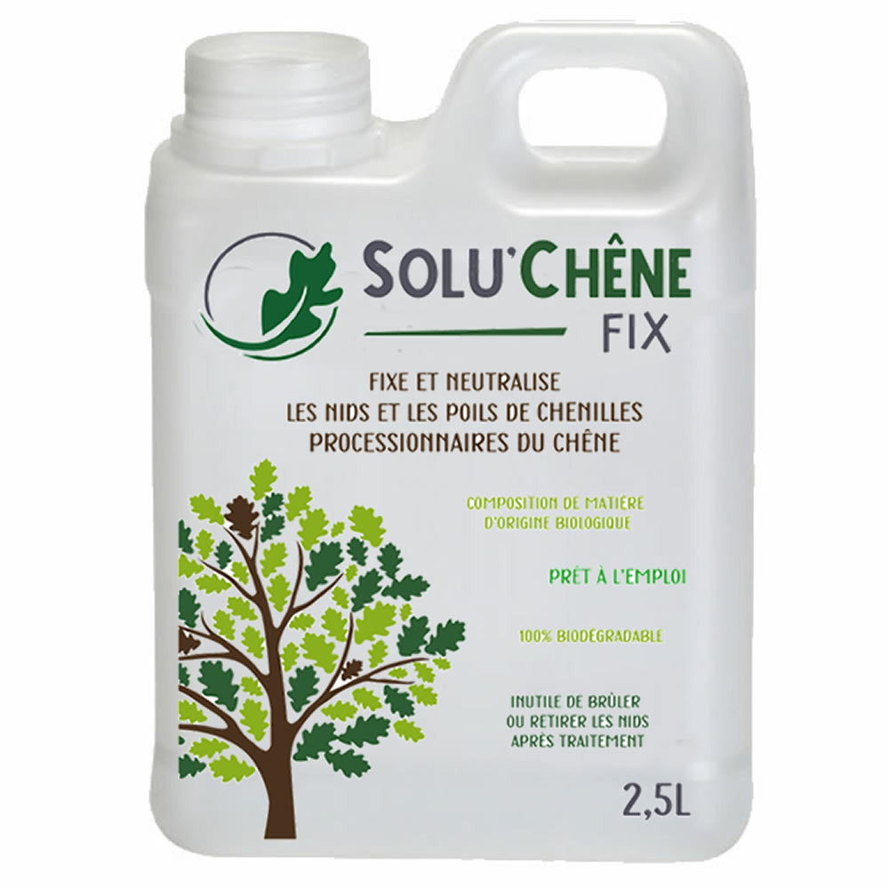 Solu’chêne fix – traitement nids processionnaire chêne 2,5 l