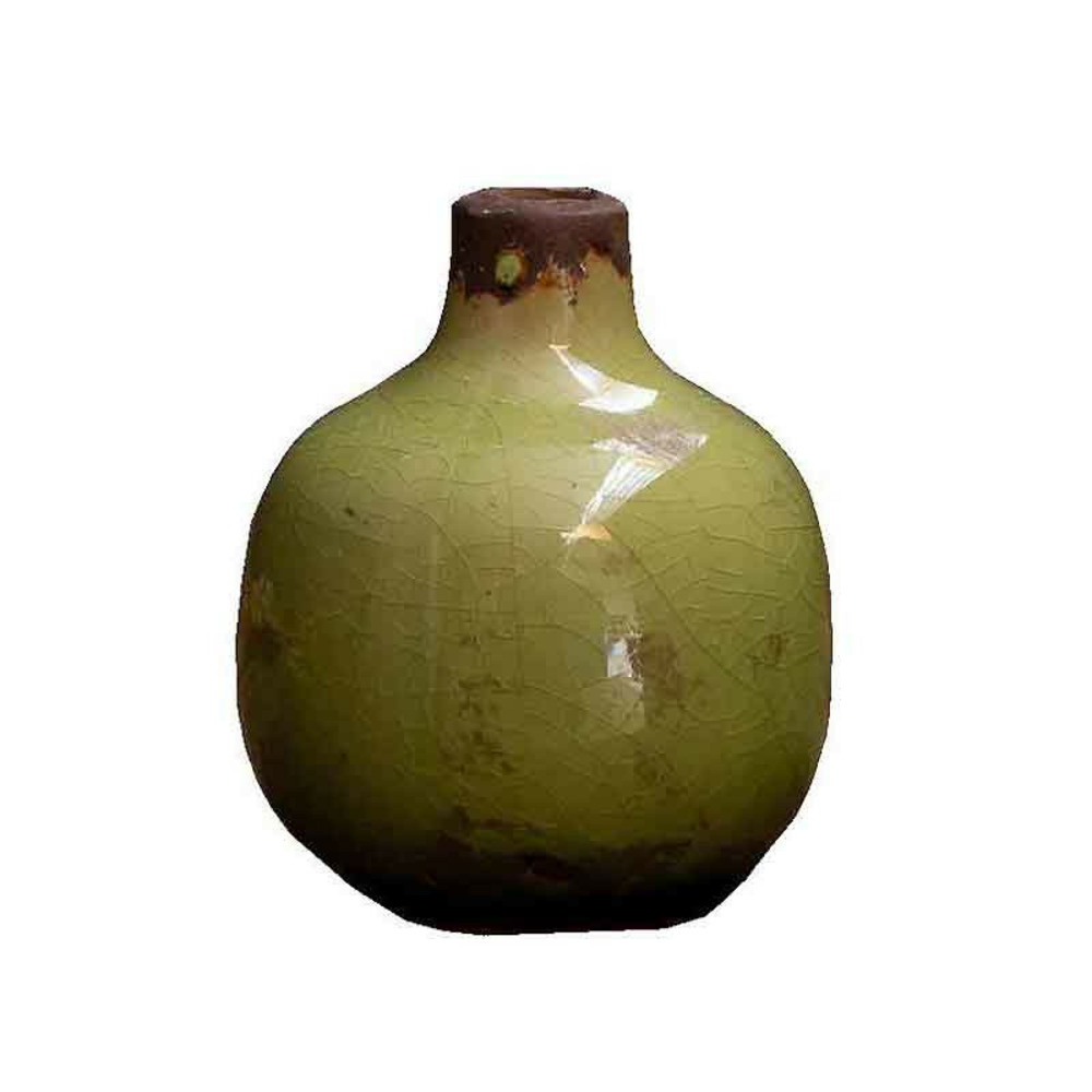 Vase céramique vert chehoma 10x9cm
