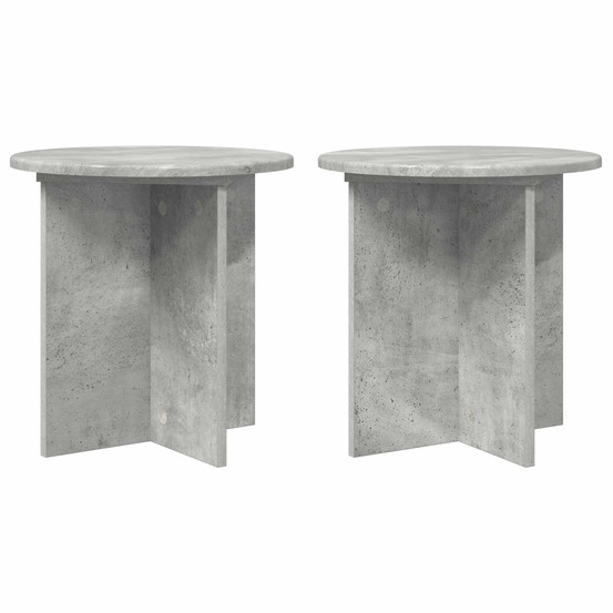 Support de plante 2 pcs gris béton 40 x 40 x 40 cm