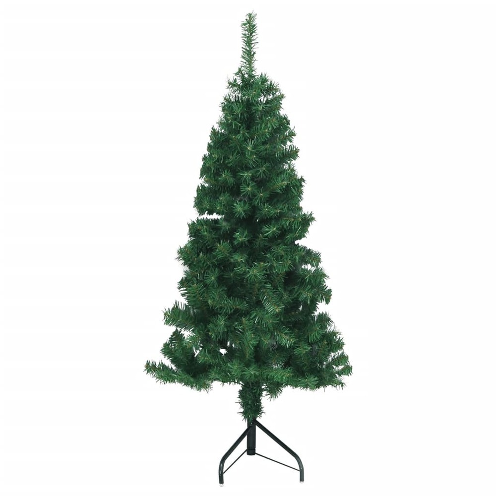 Sapin de noël artificiel d'angle vert 120 cm pvc