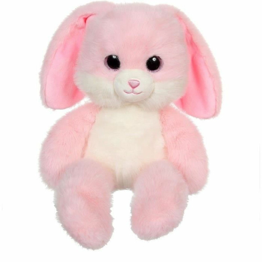 Peluche lapin leggies - rose, 48 cm