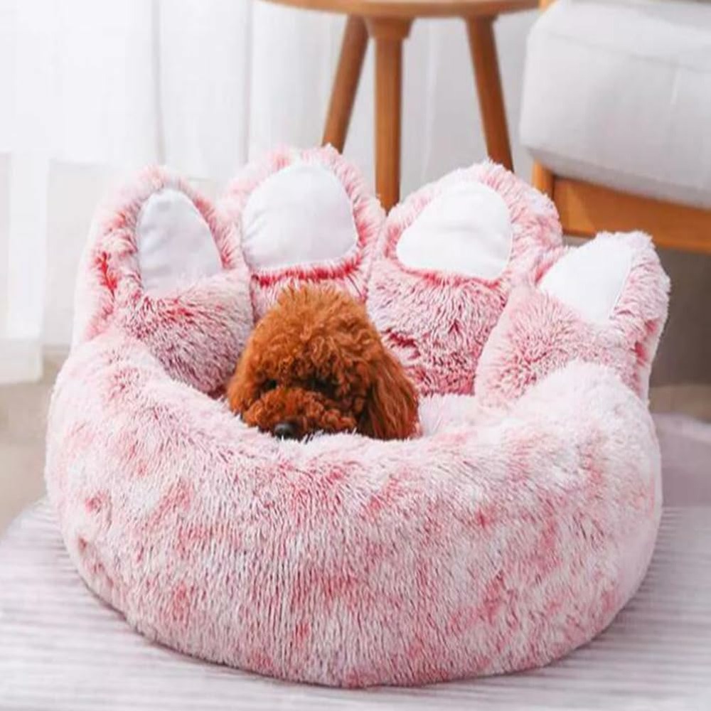 Panier pour chien 60 cm rose