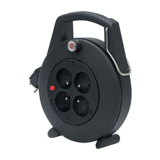 Brennenstuhl enrouleur de câble domestique confort-line 5m, fabrication française