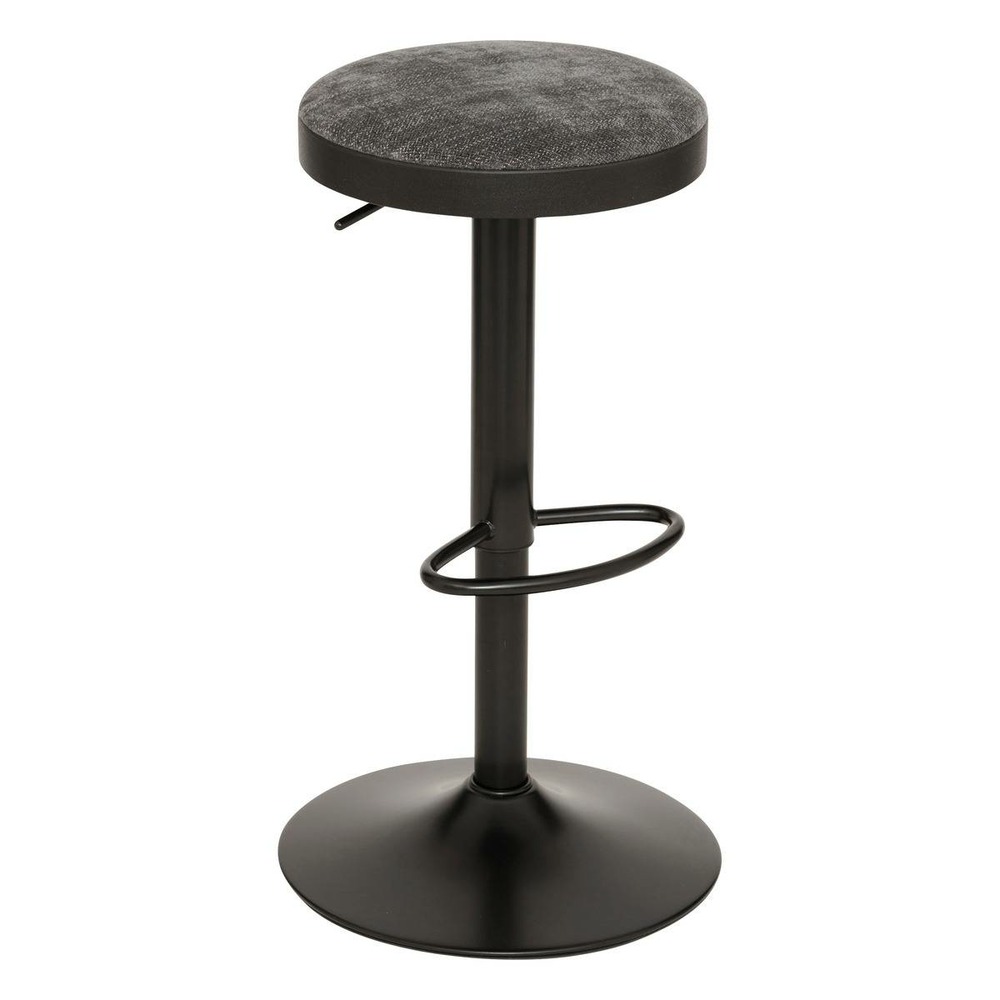 Lot de 2 tabourets de bar ilsa gris foncé