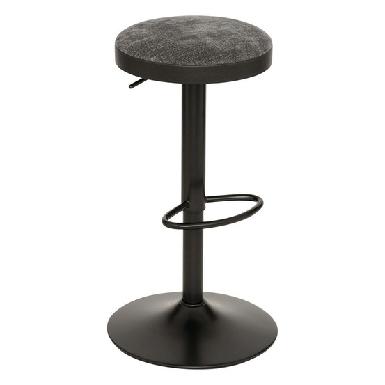Lot de 2 tabourets de bar ilsa gris foncé