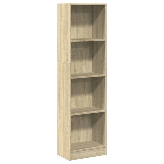Bibliothèque chêne sonoma 40x24x143 cm bois d'ingénierie