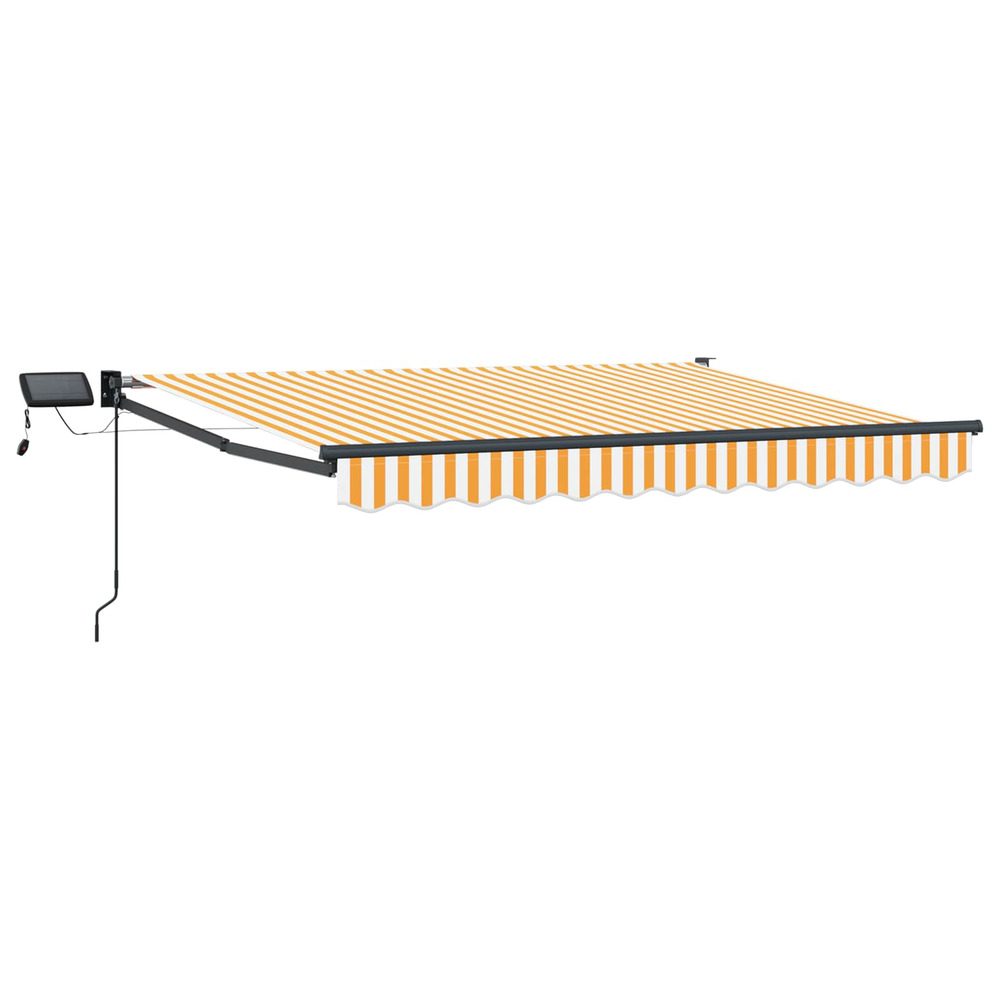 Store rétractable manuel avec leds 3,5 x 2,5 m