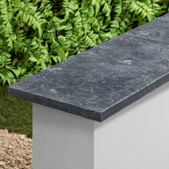 Couvertine pierre d'adana gris bleu 61x33x3 cm (à l'unité) - ro'ma nature