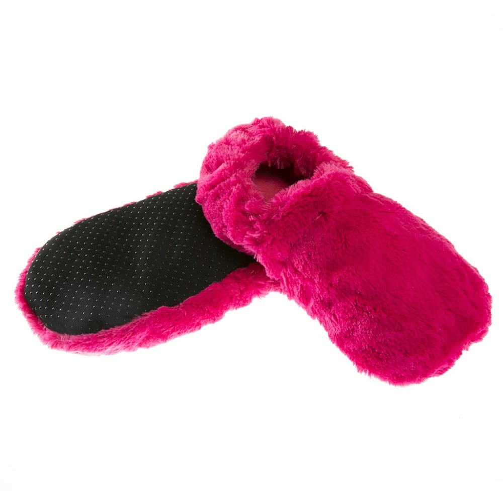 Chaussons bouillottes bordeaux