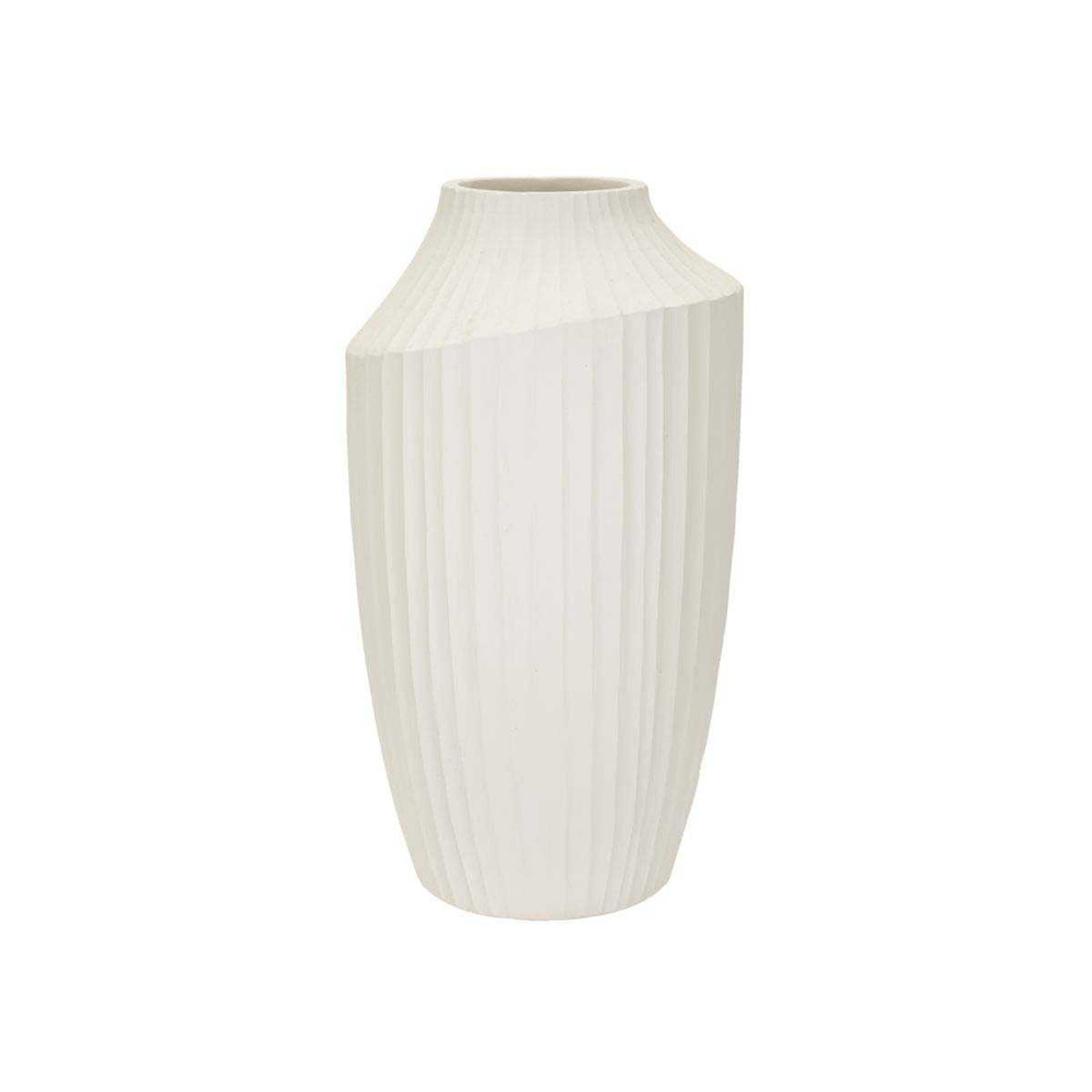 Vase en magnésie ice 28.5 x 50.5 cm