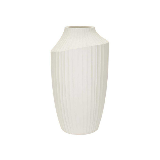 Vase en magnésie ice 28.5 x 50.5 cm