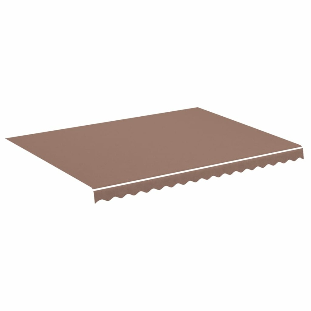 Tissu de remplacement pour auvent marron 4x3 m