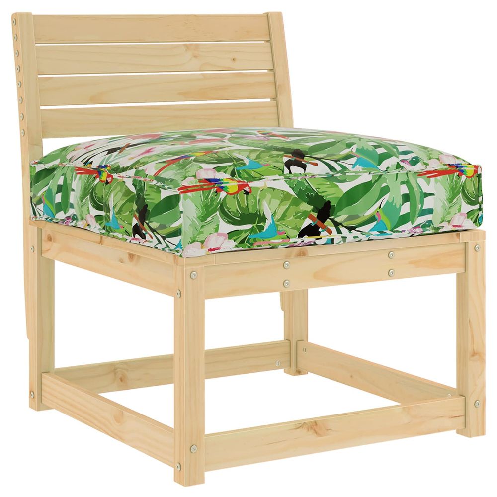 Coussin tissu oxford multicolore 70 x 70 x 12 cm