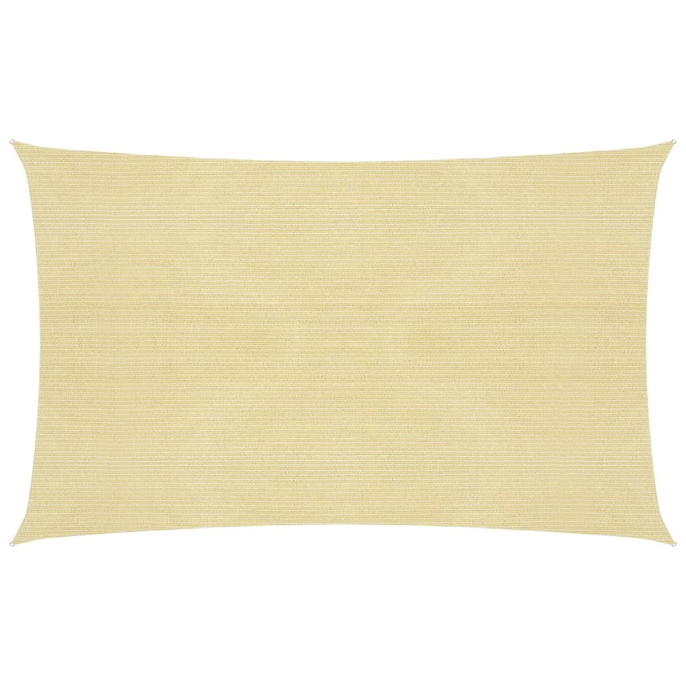 Voile d'ombrage 160 g/m² pehd 2,5 x 4,5 m beige
