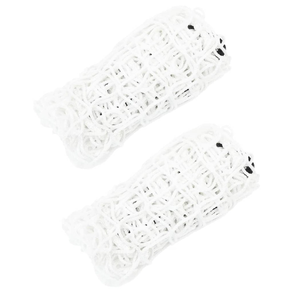 Filets à foin 2 pcs rectangulaire blanc 200x120 cm pp