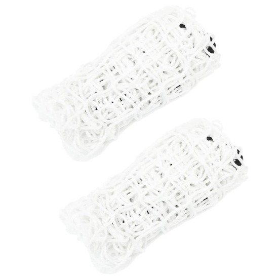 Filets à foin 2 pcs rectangulaire blanc 200x120 cm pp
