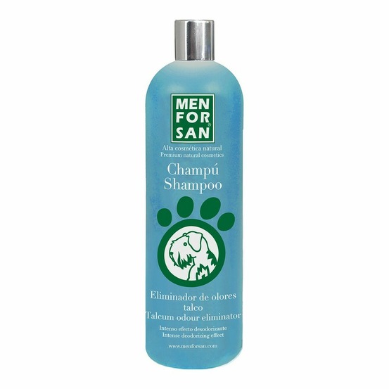 Shampooing menforsan chien talc en poudre élimination des odeurs 1 l