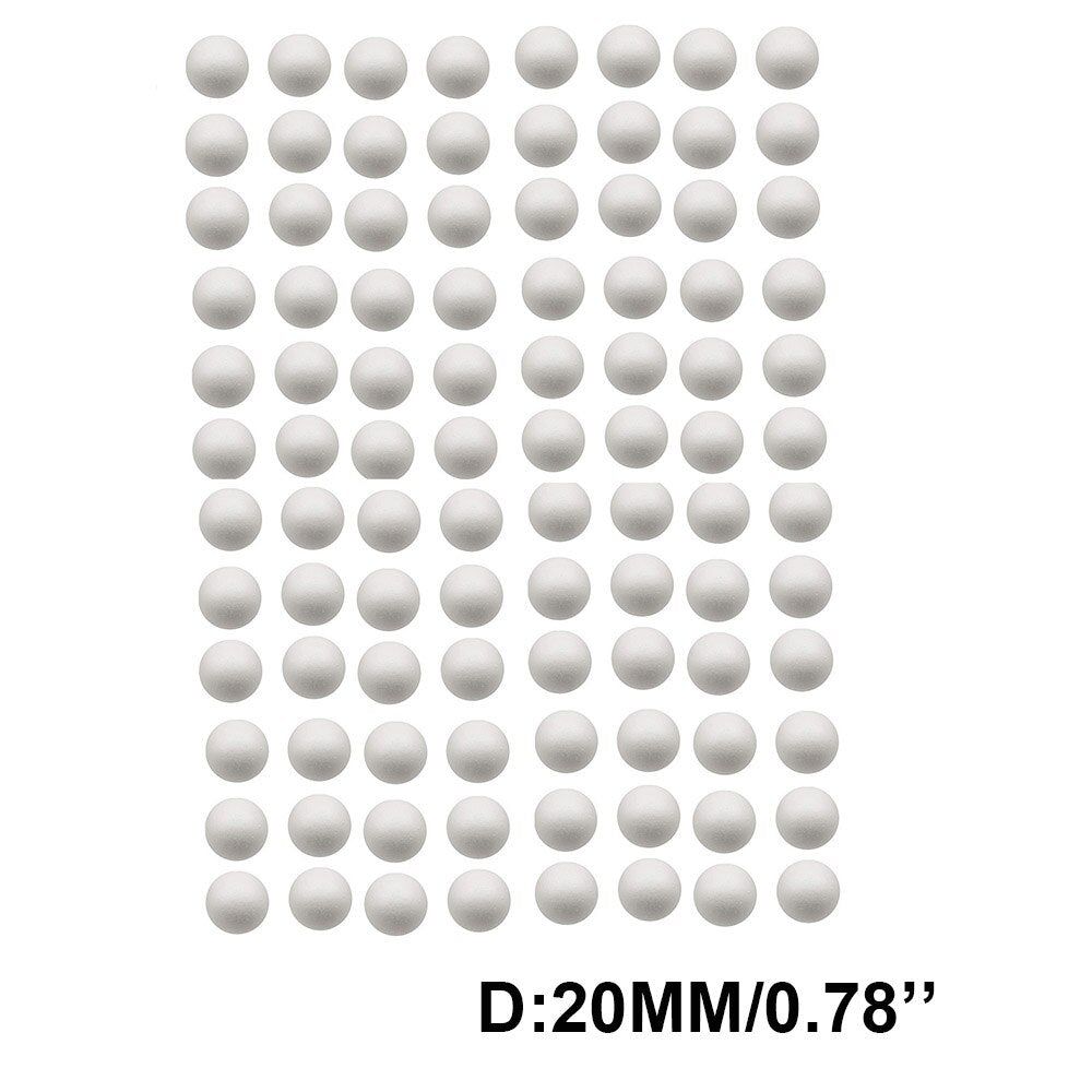 Boules de noël en polystyrène - 4 cm