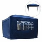 Tonnelle barnum bleu + sac de transport - L300xl300xH255cm