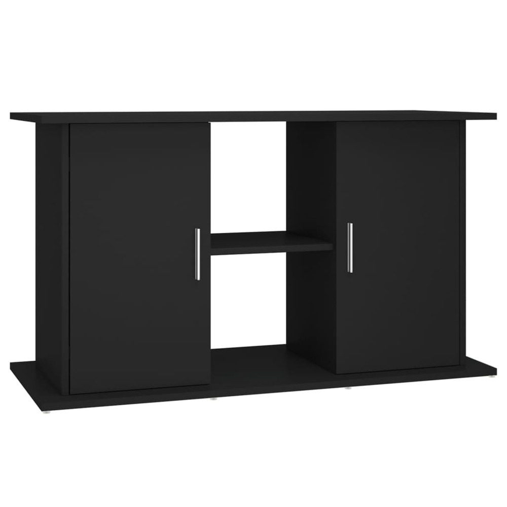 Support pour aquarium noir 101x41x58 cm bois d'ingénierie