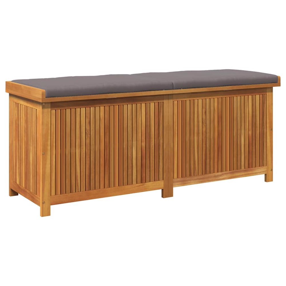 Boîte à coussins d'extérieur 150x50x60,5cm bois massif d'acacia
