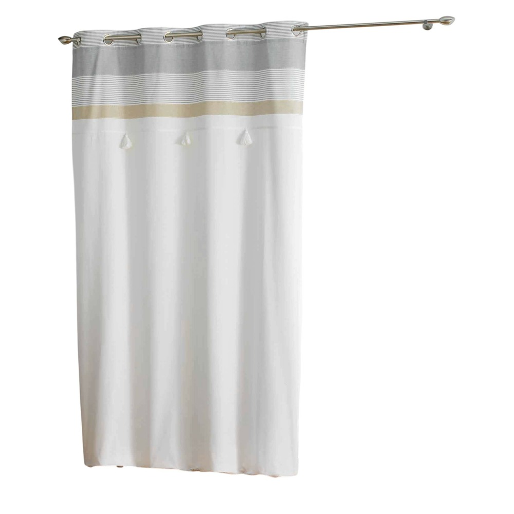 Rideau à oeillets en coton iliades