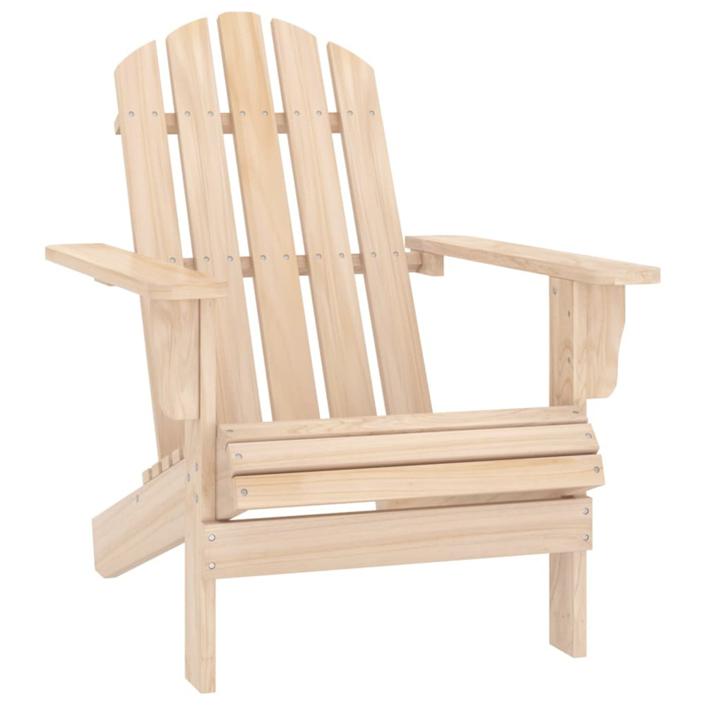 Chaise de jardin adirondack bois de sapin massif