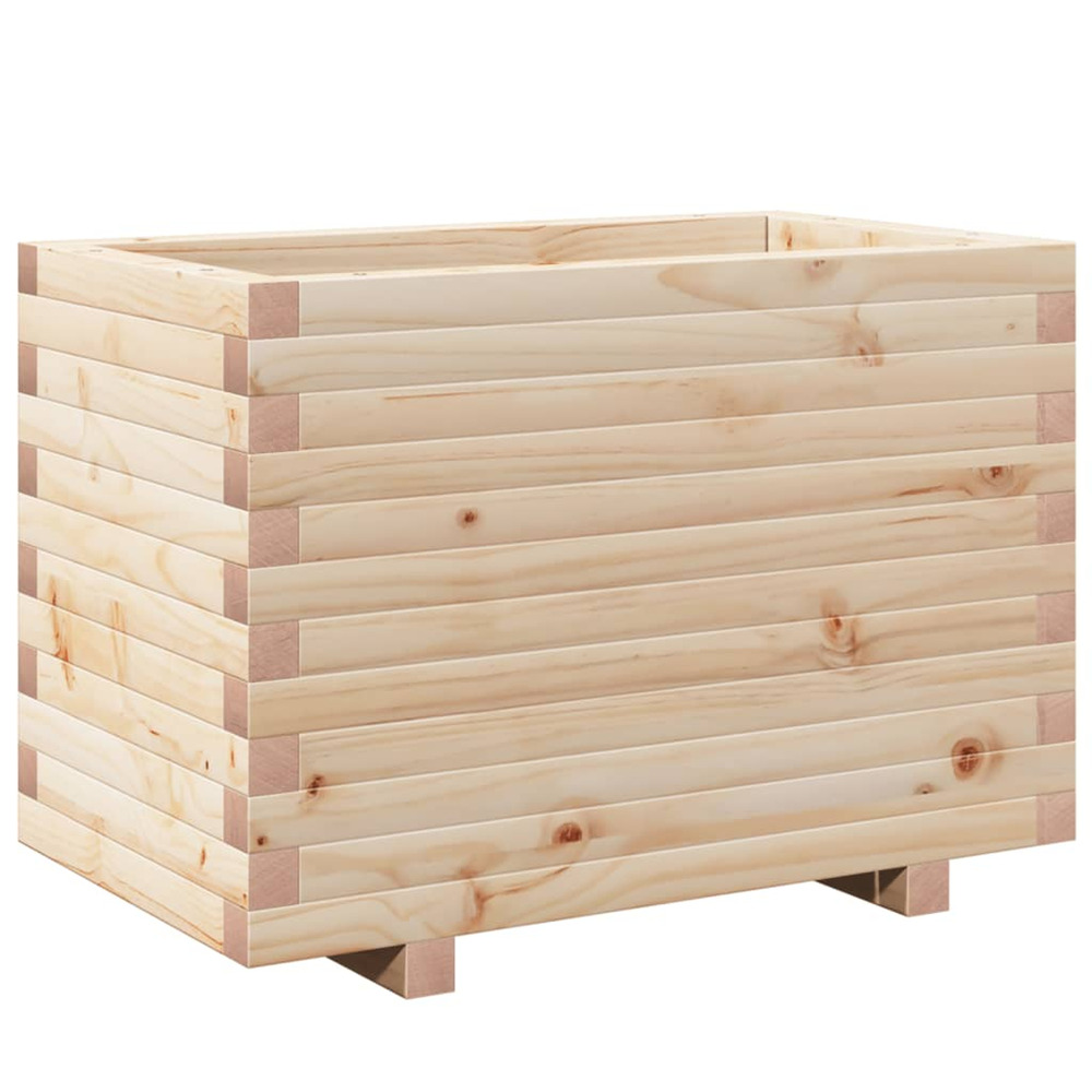 Jardinière d'extérieur 70x40x49,5 cm bois de pin massif