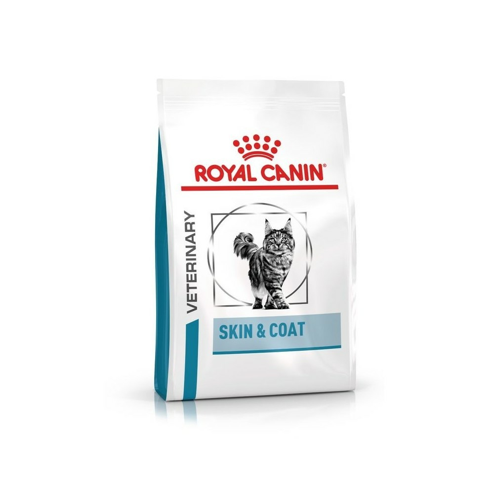 Croquettes chat veterinary cat skin coat - royal canin 1,5 kg