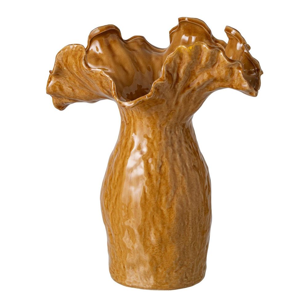 Vase corolle en argile 