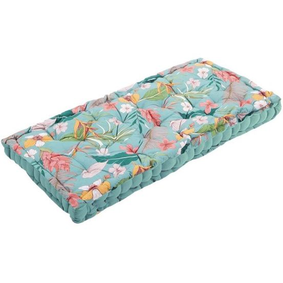 Coussin de palette en coton imprimé 120 x 80 cm angele
