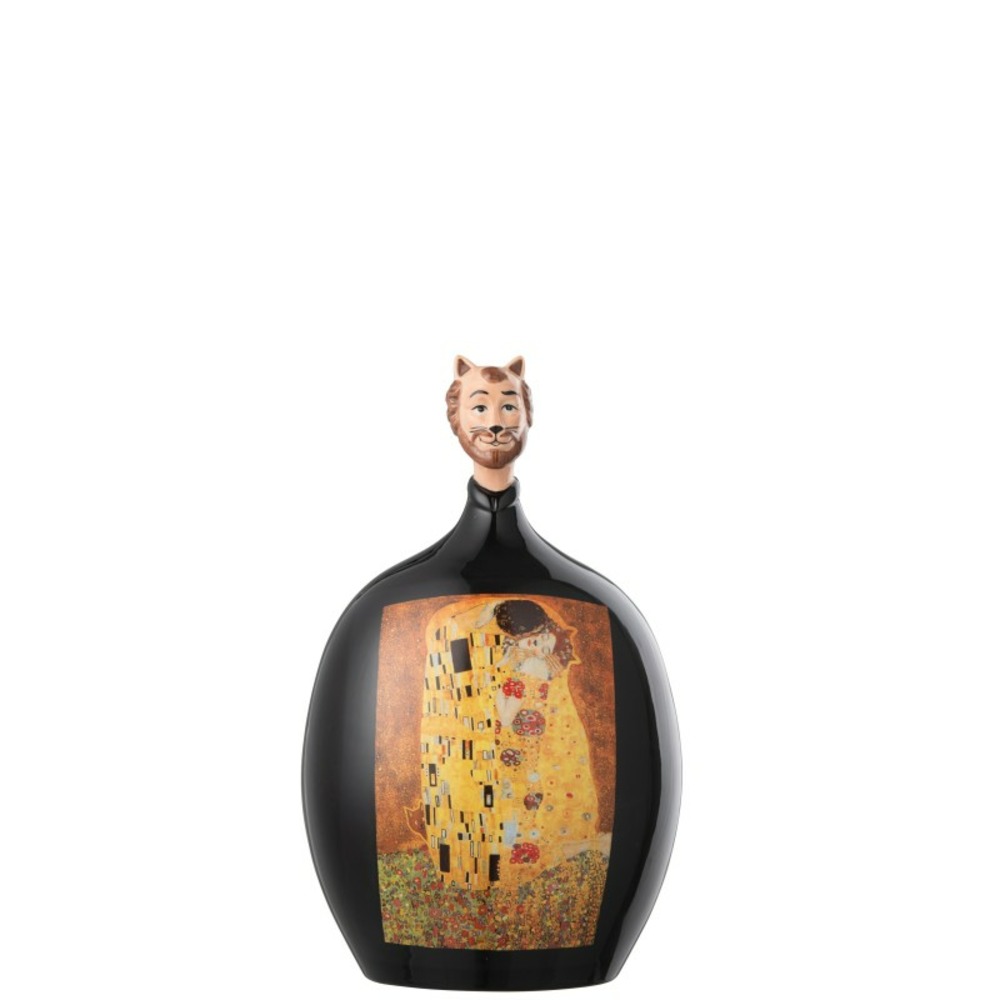 Les chartistes figurine en poterie multicolore 8.5x7.5x14 cm