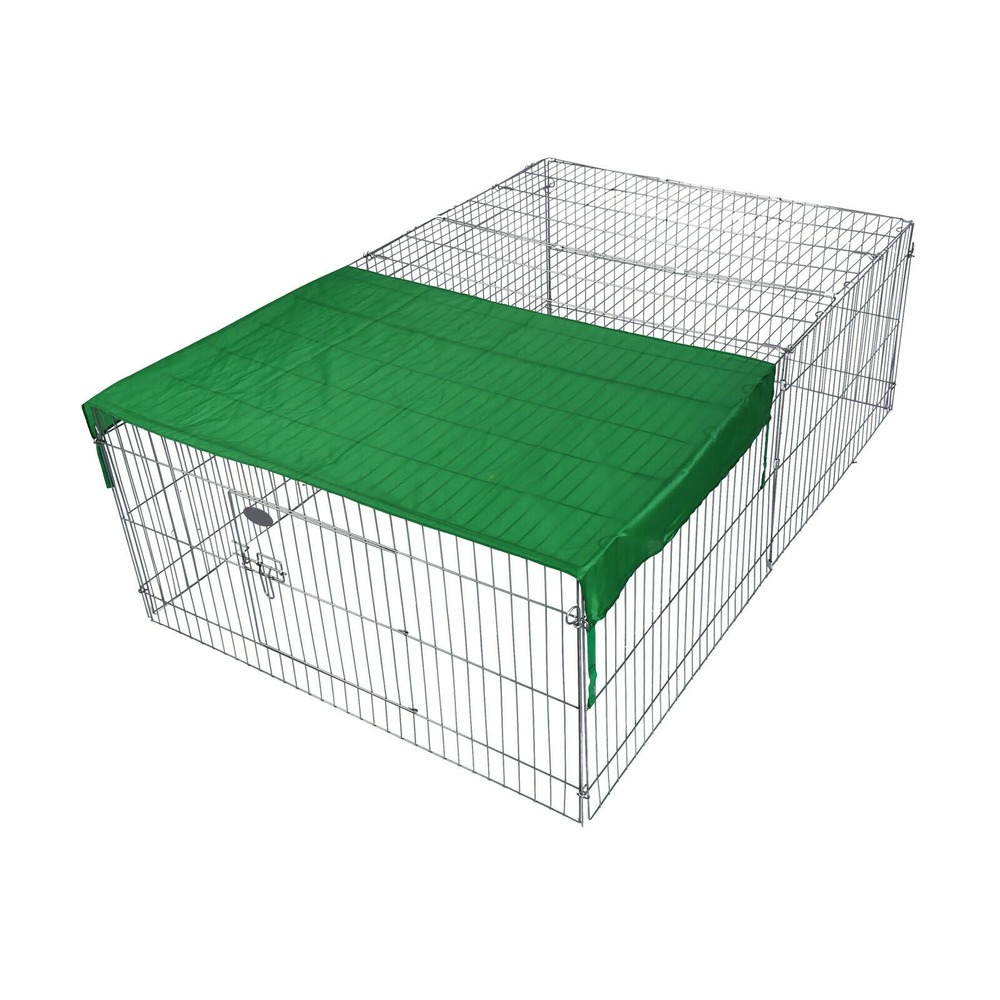 Parc enclos pour petits animaux domestiques 144 cm protection solaire