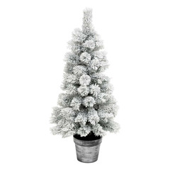 Sapin de noël artificiel enneigé "windy peak" 100cm vert