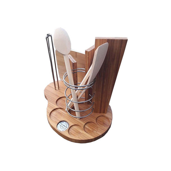 Support à ustensiles en bambou toussoulamain