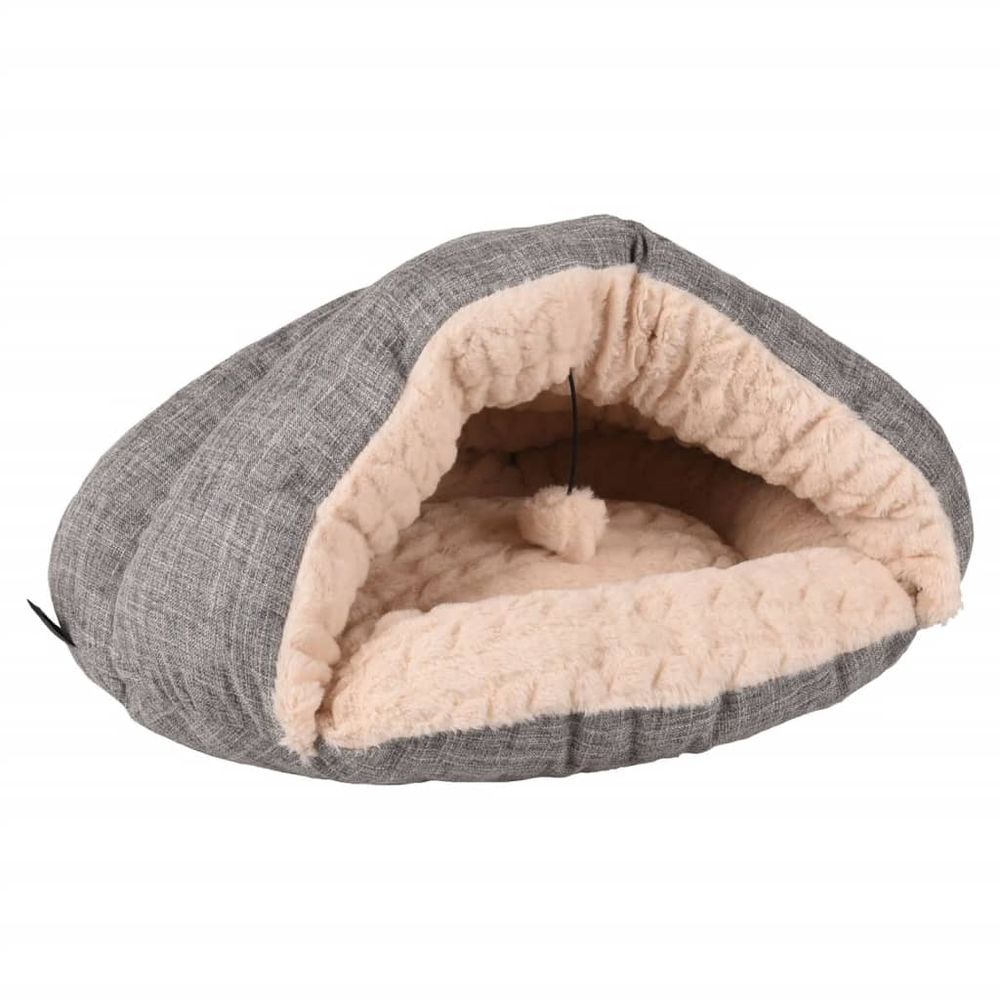 Cachette pour chat zupo gris et crème