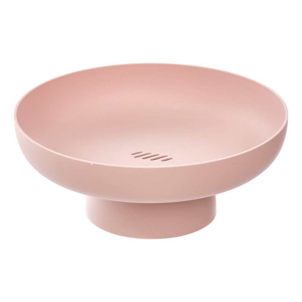 Corbeille à fruits poly d26cm rose