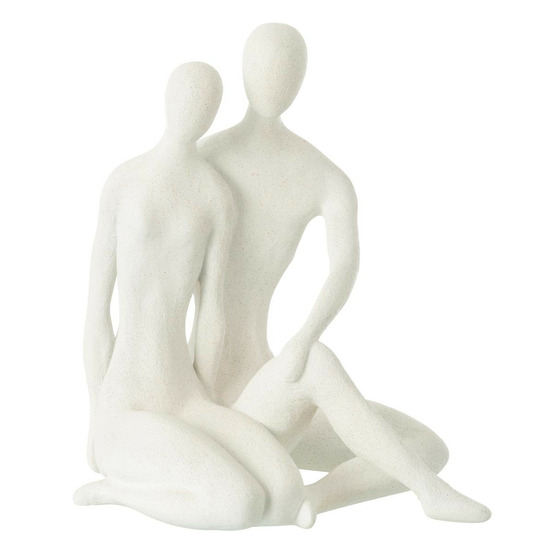 Statuette couple assis