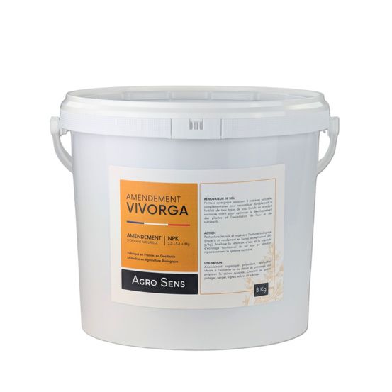 Vivorga - amendement organique - seau 8 kg