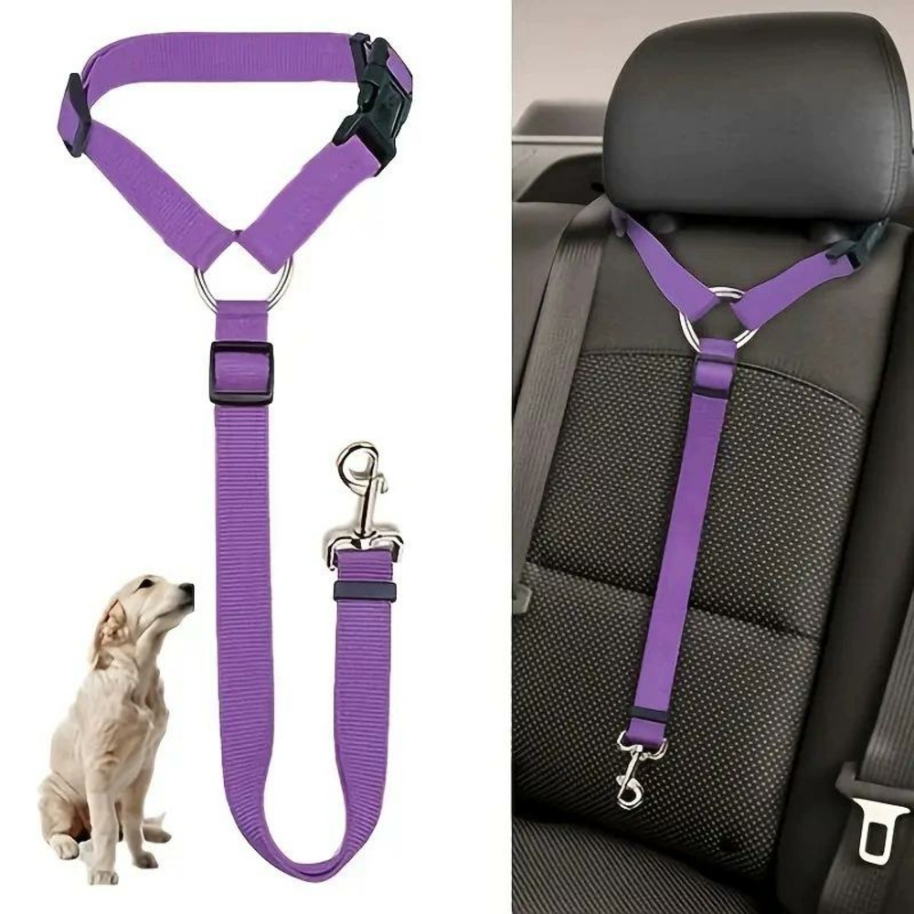 Ceinture de sécurité de voiture de luxe pour chien
