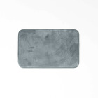 Tapis rectangle 50x80 cm flanelle flanou gris