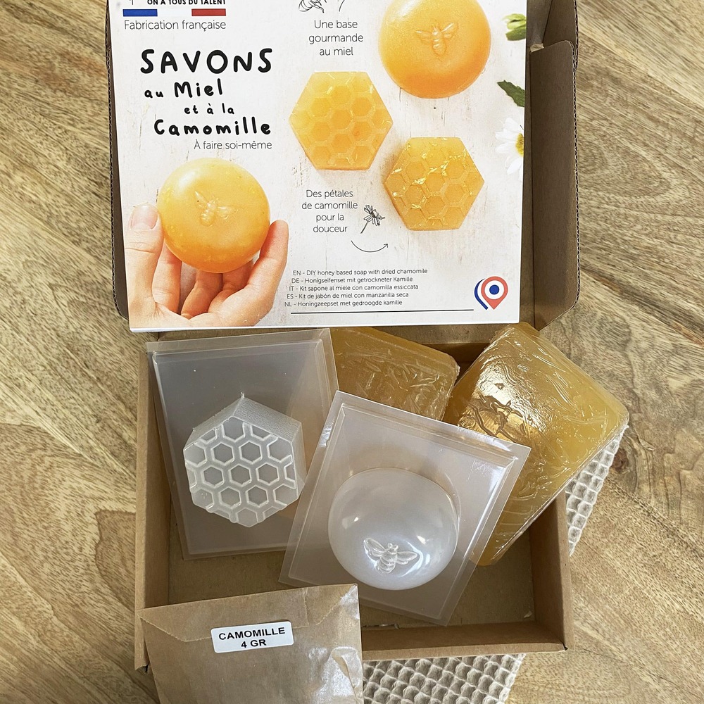 Diy - coffret savons au miel et à la camomille