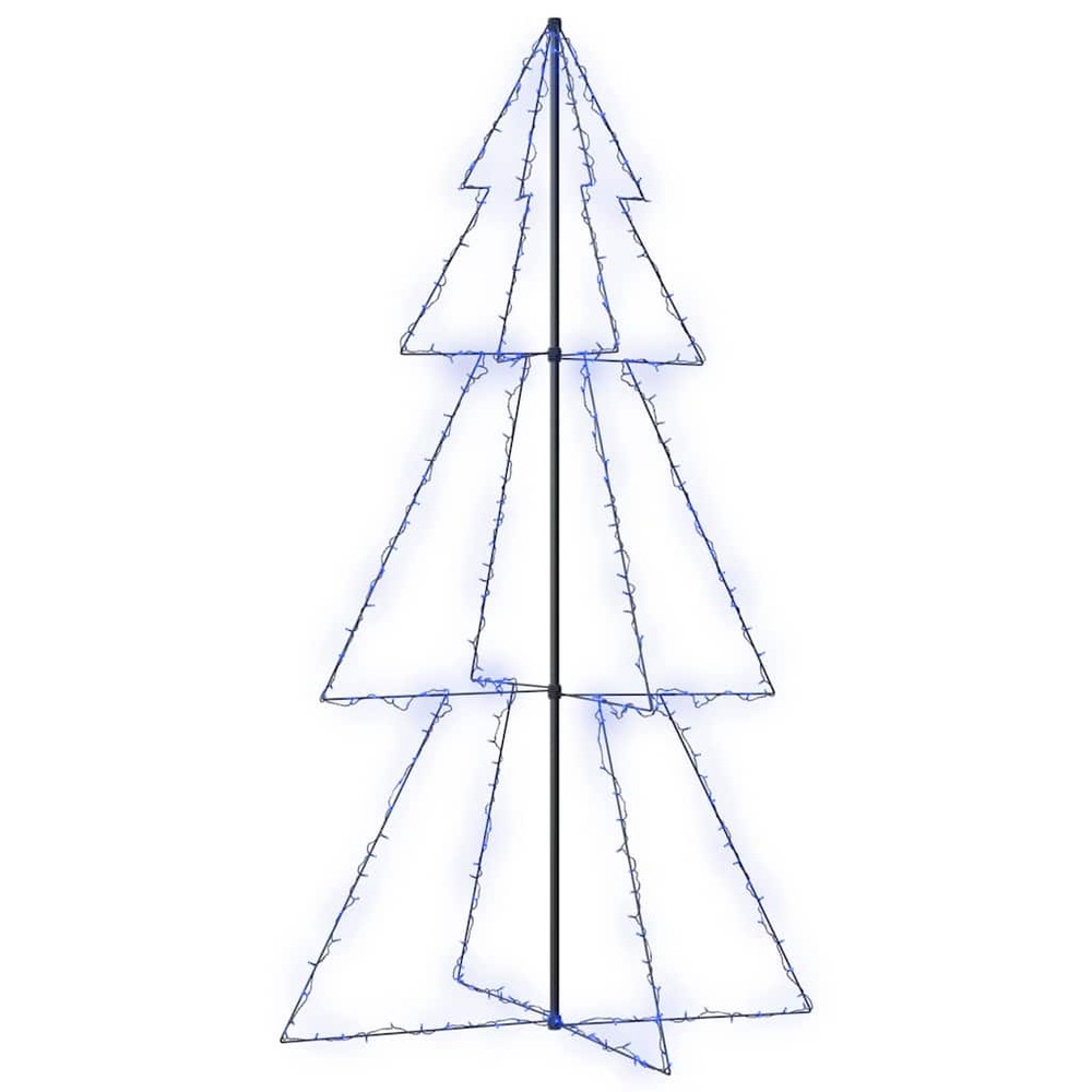 Arbre de noël cône 300 led d'intérieur/d'extérieur 120x220 cm