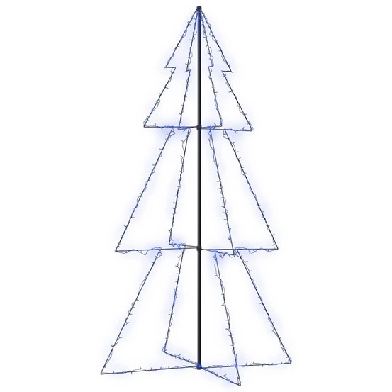 Arbre de noël cône 300 led d'intérieur/d'extérieur 120x220 cm