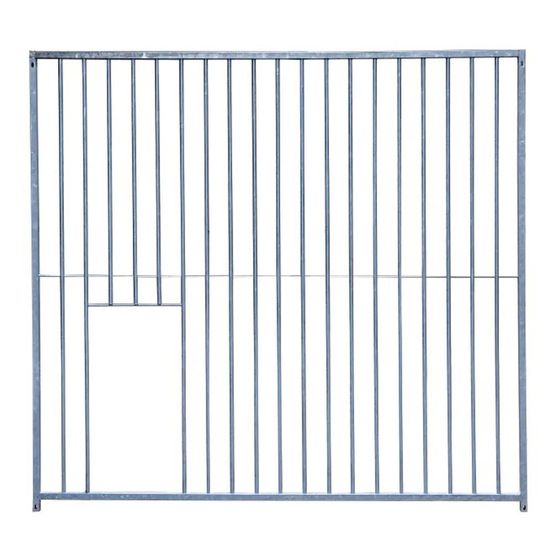 Panneau de chenil à barreaux 1,5m ouverture pour niche - hauteur 184cm