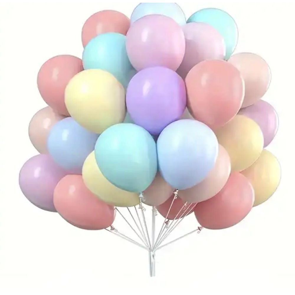 100 ballons pastels sachet