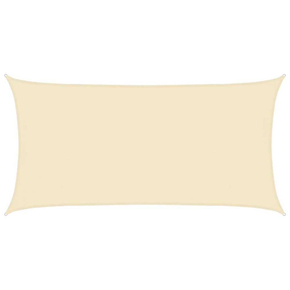 Voile d'ombrage 160 g/m² crème 4x7 m pehd