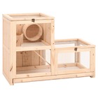 Cage à hamster 81x40x60 cm bois massif de sapin