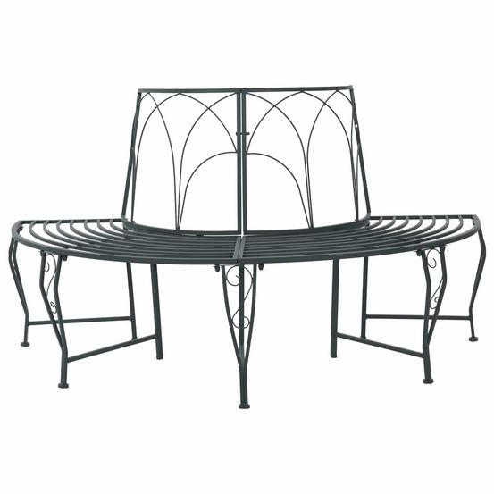 Banc d'arbre 4-nombre de places 160 x 80 x 89 cm acier